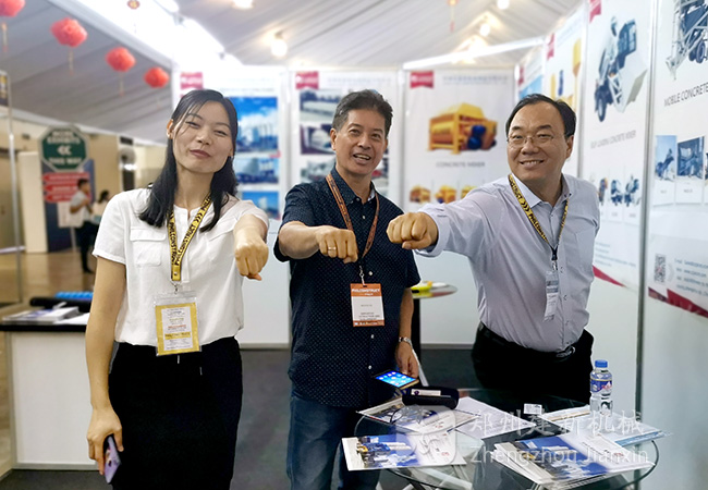 建新機(jī)械混凝土攪拌設(shè)備亮相菲律賓成焦點(diǎn)！